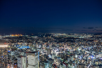 Fototapeta premium A very colorful and wonderful night in Yokohama