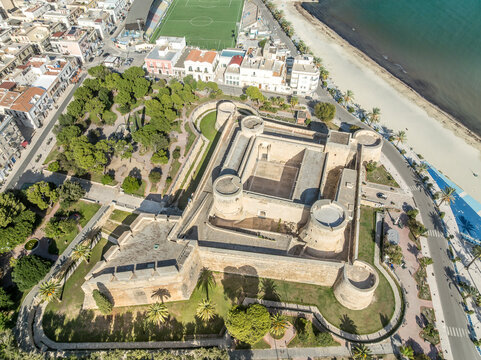Castle of King Manfred: Coastal guardian of Puglia, the formidable fortress anchors Manfredonia, a gateway to the Gargano Peninsula