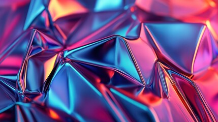 Chromatic Brilliance: A Geometric Symphony of Light and Reflective Surfaces