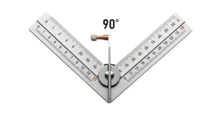 Precision Angle Ruler Measuring 90 Degrees for Accurate Craftsmanship.