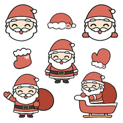 크리스마스_산타 세트