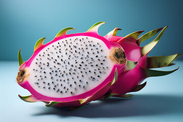 Artistic close-up of dragon fruit half designed for STEAM activities connecting food science, art, and environmental responsibility in modern curricula
