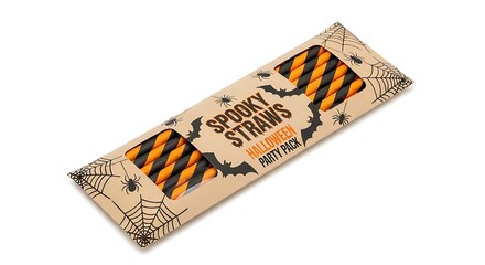 Spooky Halloween Party Straws Pack