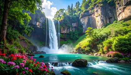 Naklejka premium Waterfall