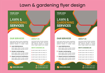 This editable social media flyer template enhances your garden services' online presence. It is perfect for promoting landscaping, lawn care, and outdoor design services across various platforms.