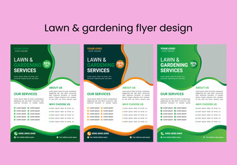 This editable social media flyer template enhances your garden services' online presence. It is perfect for promoting landscaping, lawn care, and outdoor design services across various platforms.