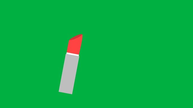 Makeup equipment, cosmetics, lipstick green screen 