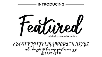 Featured - Elegant Script Font for Smooth Handwritten Design and Creative Typography