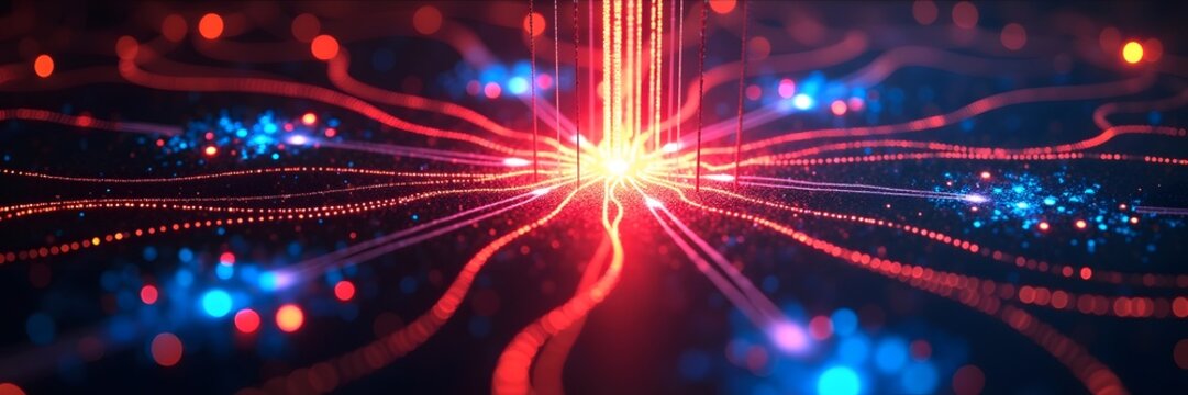 SEO content strategy focusing on user intent and relevance for ranking. Dynamic Abstract Visualization of AI-Driven Marketing Strategy