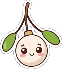 Cute Christmas Bauble Vector Illustration