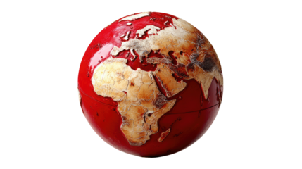 Global Perspective: A vibrant, detailed earth globe representing the world's interconnectedness and the beauty of global diversity.