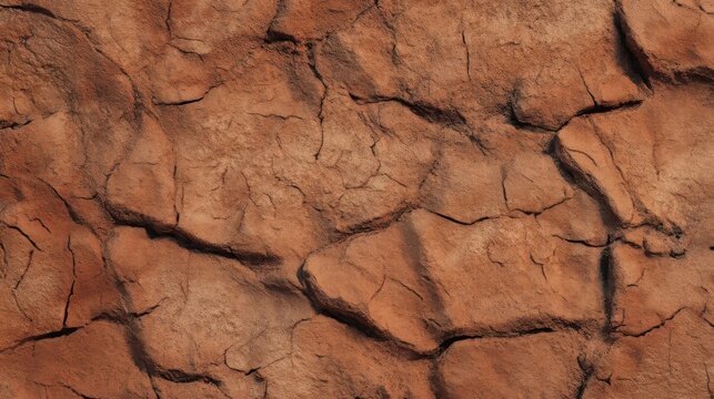 A textured reddish brown clay or dirt surface symbolizing transition and responsibility takeover in various life scenari