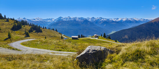 Schner Panoramablick Auf Die Venedigergruppe