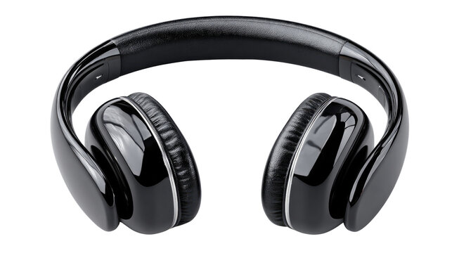 Headphones in Isolation: Sleek, high-fidelity headphones, devoid of any distractions, represent the essence of audio bliss, offering listeners a personal sanctuary for musical immersion.