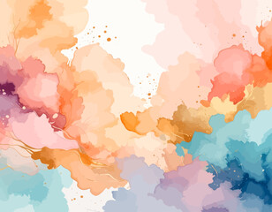 Obraz premium Abstract Watercolor Splash Background.