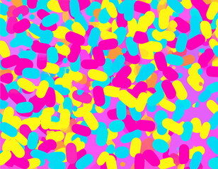 Vibrant Abstract Pattern of Colorful Sprinkles.
