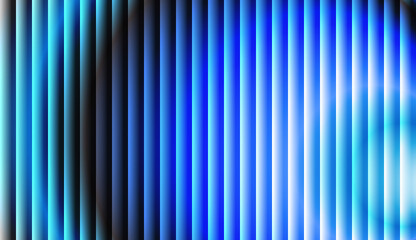 Cool Blue Gradient Background with Shiny Glass Effect and Vertical Stripes