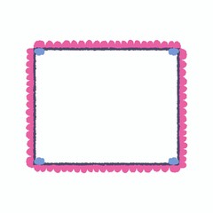 pink photo frame