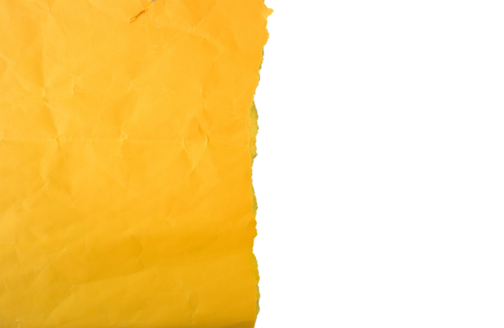 yellow paper texture with empty space transparent