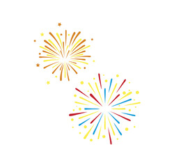 vector illustration of a fireworks