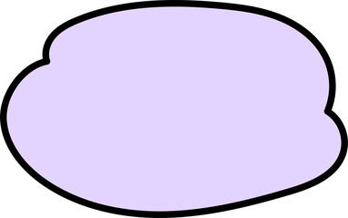 Fototapeta premium Abstract Blob Shape bubble speech