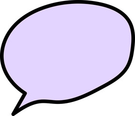 Abstract Blob Shape bubble speech