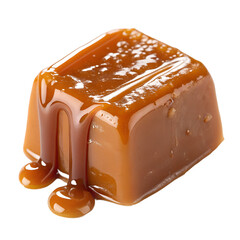 Caramel isolated on white background