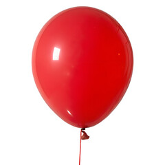 Red Balloon isolated on transparent background