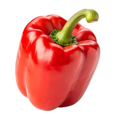 Red Bell Pepper isolated on white background