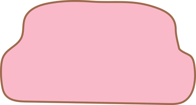 Handdrawn cute note element background