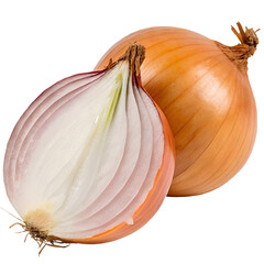 Onion isolated on white background