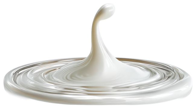 Viscous liquid splash in swirling motion