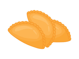 Empanadas Snack Dessert Food Vector Illustration