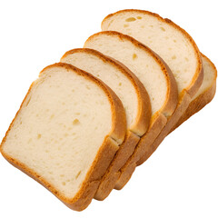 Sliced Bread isolated on white background