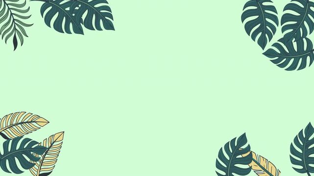 A vibrant seamless tropical leaf pattern featuring lush monstera foliage, ideal for nature-inspired designs, fashion, and eco-friendly branding.