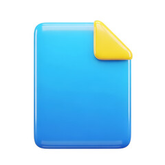 Modern Digital File Document Icon Data Management with transparent background