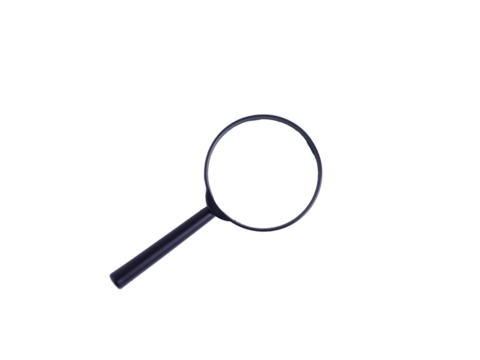 Magnifying glass for search, discovery, and analysis on transparent background, perfect for web design, business, and detective concepts.
 - Powered by Adobe