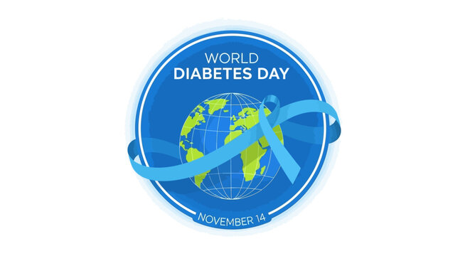 Raise awareness for World Diabetes Day with this globally recognized symbol of hope and support, promoting health and education on November 14th.