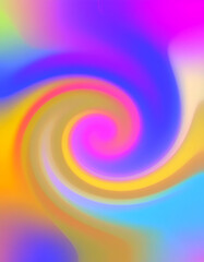 Fototapeta premium Abstract swirl of vibrant colors dynamic visual texture and design element
