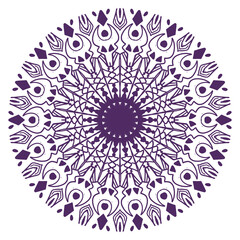 mandala round ornament