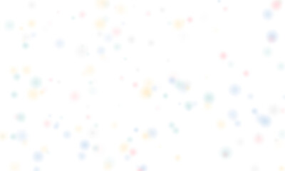 Pastel Bubbles Floating on Transparent Background