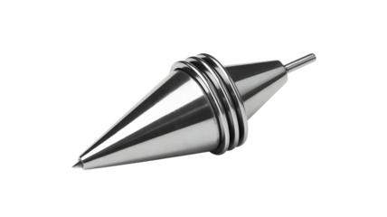 Precision metal lathe center, polished and ready for engineering tasks, offering accuracy and efficiency in metalworking and manufacturing processes