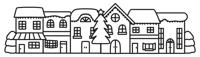 Christmas Doodle Borders