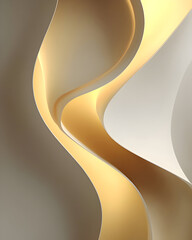 Golden Abstract Waves