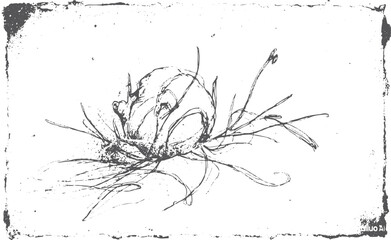 grunge floral background