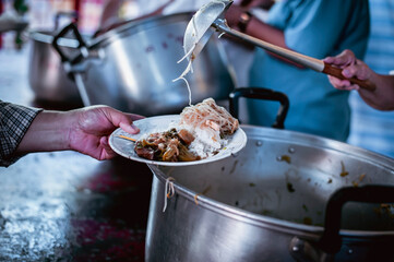 Food Donations for Homeless, the concept of humane