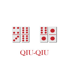 Qiu-Qiu casino card, vectors illustration