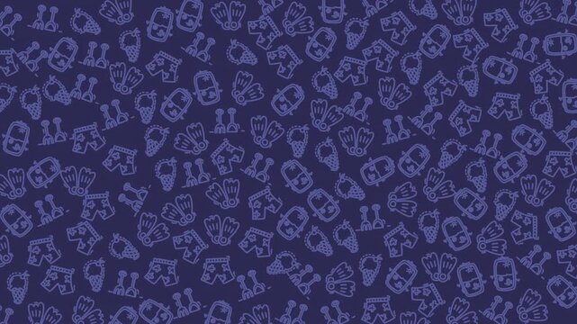 A vibrant mosaic of tiny icons and symbols forming an intricate, colorful pattern perfect for digital backgrounds, creative designs, and artistic projects.