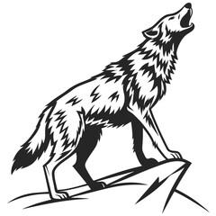 wolf vector illustration