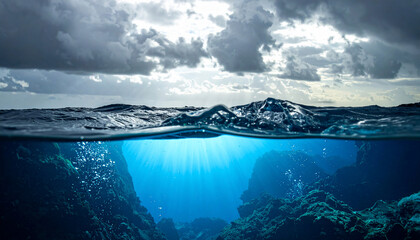Ocean Underwater Landscape